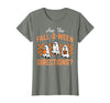 Halloween Shirts For Women Men Kids Boys Girls are You Falloween Directions Funny Halloween Teacher Teach T-Shirt - Olive