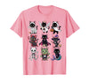 Halloween Cat Apparel Halloween Cat T-Shirt - Spooky Kittens Costume T-Shirt - Pink