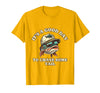 Funny Outdoor Anglers & Fisherman Designs Catch Fish and Laugh Hard with This Fishing Pun T-Shirt - Golden Yellow