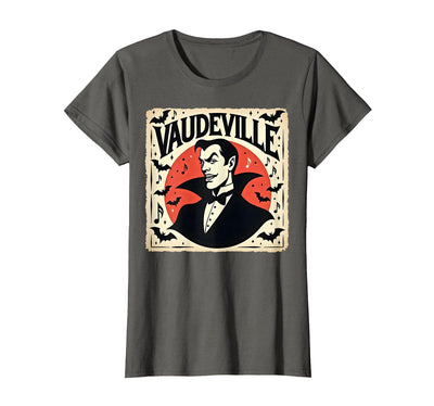 Mademark Halloween Nostalgic Retro Vaudeville Vampire T-Shirt