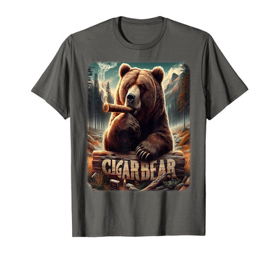 Cigar Smoking Cigar Bear T-Shirt