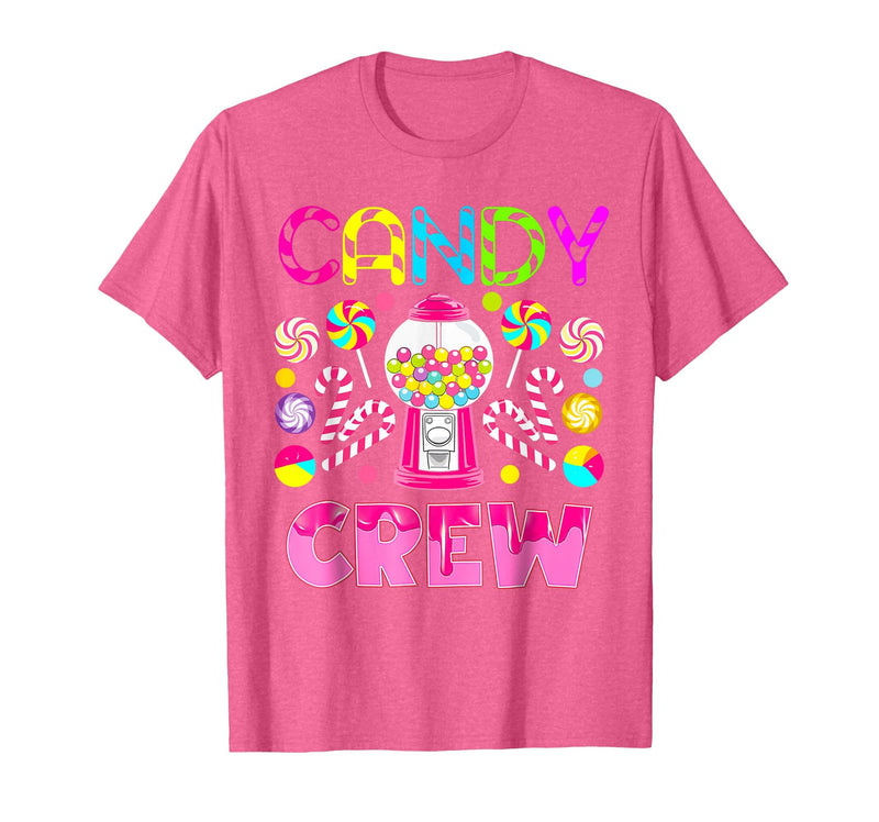 Candy Land Candy Crew Party Halloween Costumes T-Shirt - Pink Heather