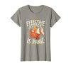 Funny My Only Effective Attack Is Panic Tee Shirt Fish My Only Effective Attack is Panic T-Shirt - Slate Grey