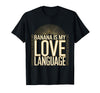 Mademark Banana Is My Love Language Monkey Design T-Shirt - Men - Black