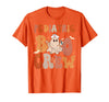 Funny Pediatric shirts for work Pediatric Nurse Shirt Halloween Pediatric Boo Crew T-Shirt - Orange