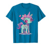 Kawaii Pastel Goth Creepy Cute Witchy Halloween Ts Kawaii Pastel Goth Creepy Cute Witchy Zombie Unicorn T-Shirt - Sapphire