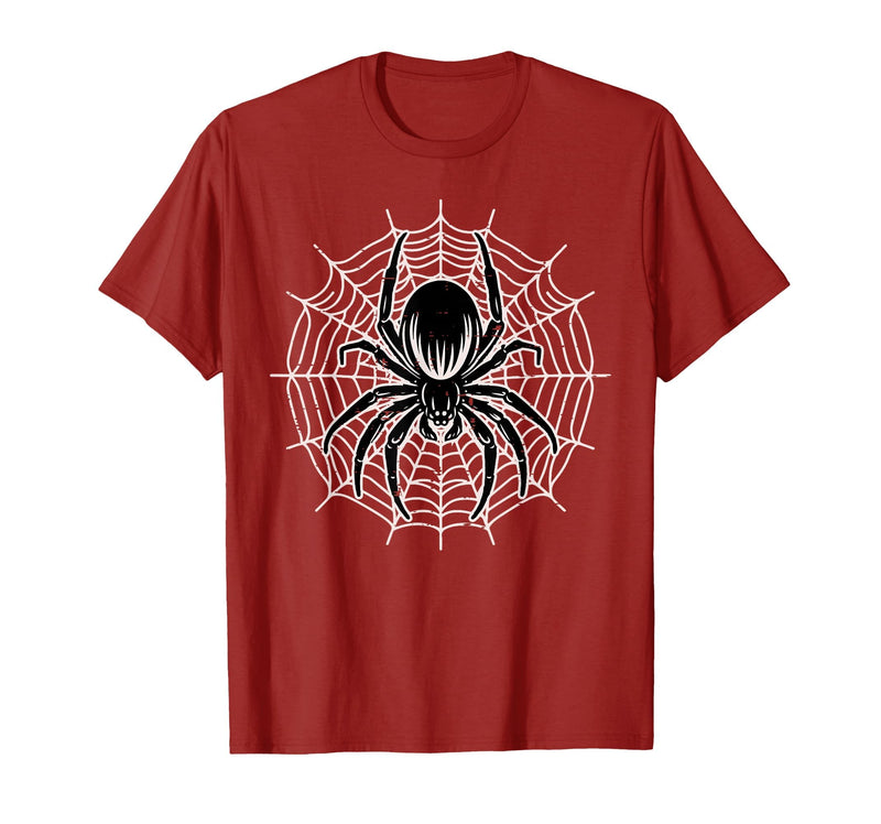 Halloween Shirts For Women Men Kids Boys Girls Halloween Spider with Web Vintage Costume Men Boys Kid Women T-Shirt -