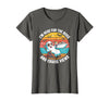 Boos Cruise Halloween Ghost Drinking Gifts Here for The Boos and Cruise Views Halloween Party T-Shirt - Asphalt Grey