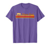 Showing Cattle T-Shirts And Apparel Show Dad - Fun Distressed Look for Showing Pigs T-Shirt - Purple Heather