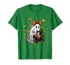 Ghost Quilter Sewing Halloween Costume Cute Ghost Quilter Sewing Halloween Scary Costume Retro T-Shirt - Kelly Green