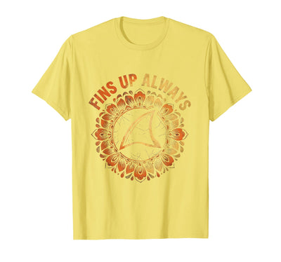 Mademark Fins Up Always Shark Graphic Design T-Shirt