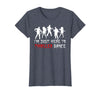 Zombie Dance Costume Halloween Party Tee Funny Zombie Halloween Shirt I’m Just Here to Thriller Dance T-Shirt - Heather Blue