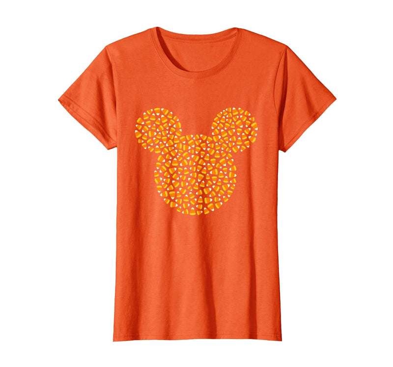 Disney Mickey Mouse Candy Corn Halloween T-Shirt - Orange