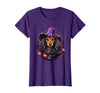 Dachshund Lovers Halloween Costume Cute Witch Funny Dachshund Halloween Costume Dog Lover T-Shirt - Purple