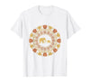 Mademark Mother Elephant and Baby Walking Through Tall Grass T-Shirt - Men - White