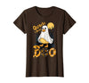 Duck Halloween Gifts Co. Quack I Mean Boo Duck Trick or Treat Spooky Halloween Party T-Shirt - Brown