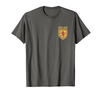 Scottish Lion Emblem Scotland Flag Coat of ARMS Independence T-Shirt