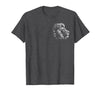 MyAnimal - Your Favourite Animal Wear Lion Head - Cool Portrait of a Proud Lion on Chest T-Shirt - Dark Heather Grey