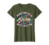 C.J.`s Funny Dark Humor Gift Shop Lets Find A Cure for Stupid People, Retro Comic Dark Humor T-Shirt - Olive Green