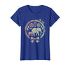 Mademark Elephant and Calf Walking Trunk to Tail Mama T-Shirt - Women - Royal Blue