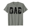 Fishing Gifts for Dad Father's Day Fisherman Fishing Dad Birthday Classic Bold Font Fish Daddy T-Shirt - Olive Heather