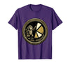 Mademark Monkey Business Pie Chart Funny Graphic Tee T-Shirt - Men - Purple