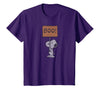 Peanuts Halloween Snoopy Boo Sign T-Shirt - Purple