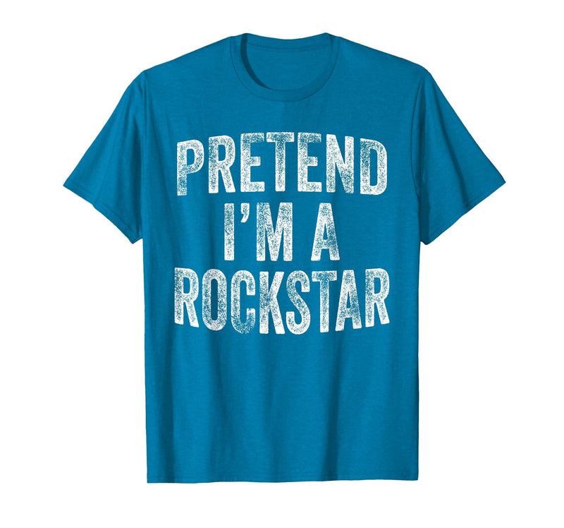 Funny Halloween Party Matching Family Costumes Tee Pretend I'm A Rockstar Costume Family Halloween Rock Star T-Shirt -