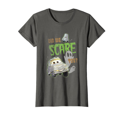 Disney Pixar Cars Halloween Did We Scare You? Pit Crew Retro T-Shirt
