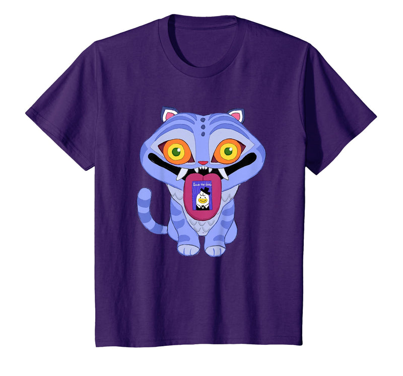 Kpop Demon Hunters Halloween Derpy Save The Date Invitation T-Shirt - Purple