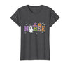 Halloween Nurse Costume Scrub Top Ghost Pumpkin Nurse Halloween Ghost Pumpkin Costume Nurse Halloween T-Shirt - Dark Heather