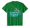 Funny Lazy Halloween Costumes & Halloween Shirts Pretend I'm A Mermaid Lazy Funny Mermaid Halloween Costume T-Shirt - Kelly