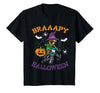 Halloween Shirts For Women Men Kids Boys Girls Motocross Braaapy Halloween Costume Dirt Bike Boys Kids T-Shirt - Black