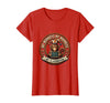 Mademark My Monkeys My Madness My Classroom Circus Design T-Shirt - Women - Red