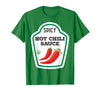 Lustige Essen & Sauce Fasching Kostüm Co. Chilli Sauce Costume Funny Fancy Dress Costumes for Men and Women T-Shirt - Kelly