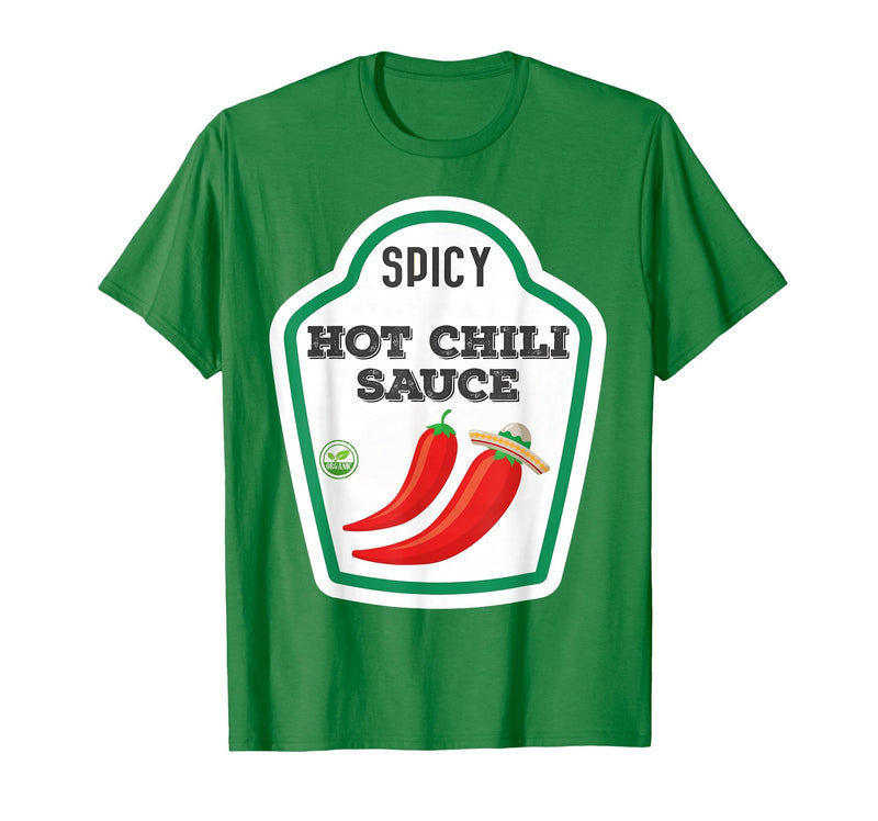 Lustige Essen & Sauce Fasching Kostüm Co. Chilli Sauce Costume Funny Fancy Dress Costumes for Men and Women T-Shirt - Kelly