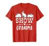Show Rabbit Grandma T-Shirt in Red