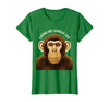 Mademark Living My Jungle Life Monkey Design T-Shirt - Women - Kelly Green