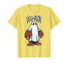 Spooky Bigfoot Sasquatch Ghost Halloween Humor Fun Boo Foot Bigfoot Ghost Sasquatch Halloween Funny Humor T-Shirt - Lemon