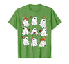 Boo Ghost Halloween Baseball Happy Halloween Baseball Lover T-Shirt - Grass Green
