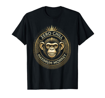 Zero Chill Maximum Monkey Fun Graphic Design T-Shirt - Men