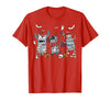 Cute Ghost Halloween Nurse Spooky Season Halloween ICU Nurse Propofol Mummy NICU PICU Nurse Tech T-Shirt - Red