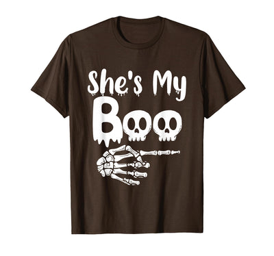 She's My Boo Matching Halloween Pajama Couples Tee She's My Boo Matching Halloween Pajama Couples He's My Boo T-Shirt
