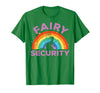 Halloween Fairy Security Father's Day Apparel Men Fairy Security Funny Dad Costume T-Shirt - Kelly Green
