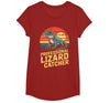 Funny Reptile Enthusiast Tee Lizard Catcher Humor Professional Lizard Catcher Funny Reptile Lover Men Women T-Shirt -