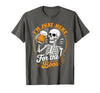 Boos Halloween Costume Cute skeleton I'm Just Here for The Boos Halloween Costume Skeleton Cute T-Shirt - Asphalt Grey