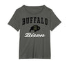 Official High School Fan Gear Buffalo High School Bison T-Shirt C3 T-Shirt - Asphalt Grey