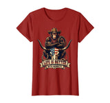 Mademark Life Is Better With Monkeys Fun Primate Design T-Shirt - Women - Cranberry Red