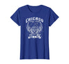 Camelot71 Chicago Classic Retro Vintage Illinois Windy Rock'n'Roll T-Shirt - Royal Blue