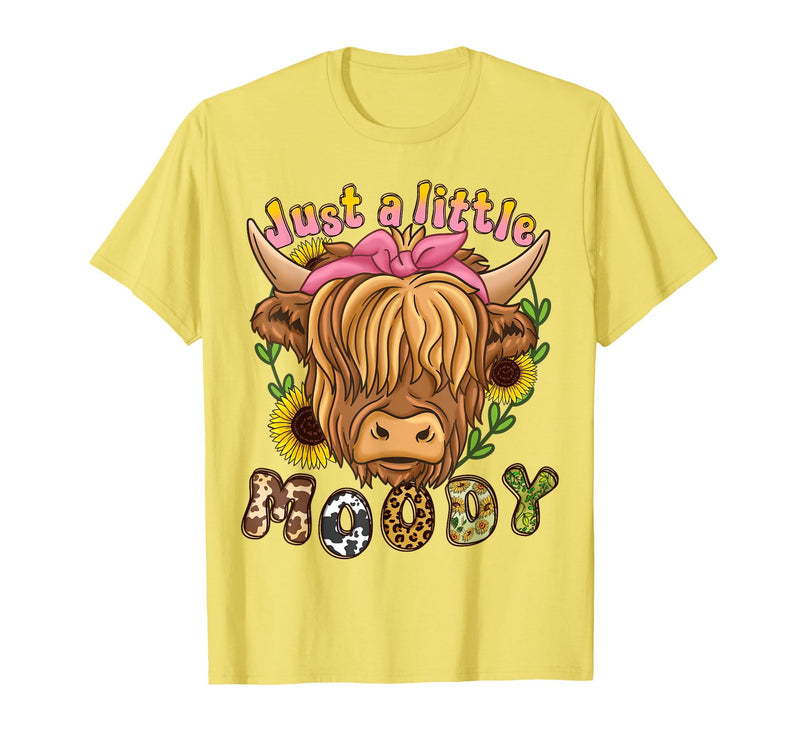 Scottish Highland Cow Lover And Owner Co. Highland Cow Scottish Highland Cow T-Shirt - Lemon Yellow